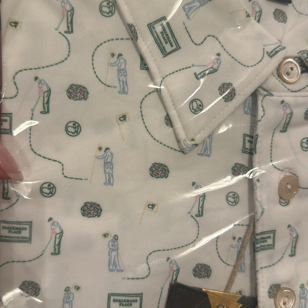 NWT - RARE - Masters - exclusive purchase at Berckmans Place - Men's Polo - Picture 4 of 5